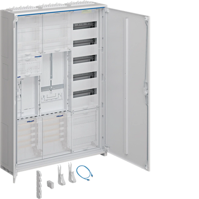 Komplettschrank, univers Z, 1ZP, eHZ, 1SG, APZ, VT5, H=1100mm, 3-feldig, ESA | Hager