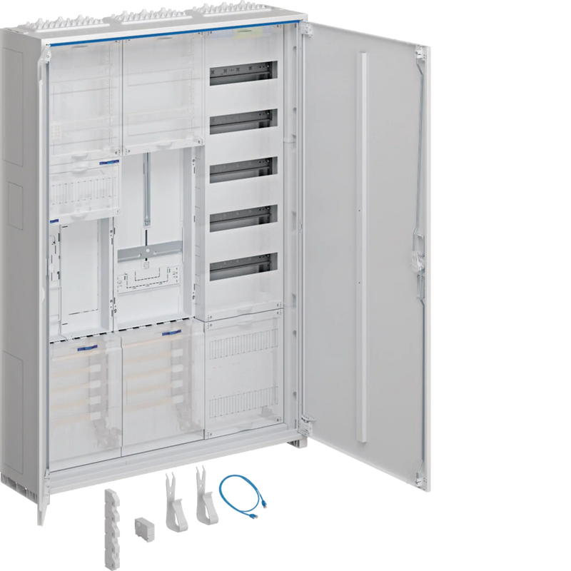 Komplettschrank, univers Z, 1ZP, eHZ, 1SG, APZ, VT5, H=1100mm, 3-feldig, ESA | Hager