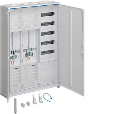 Komplettschrank, univers Z, 2 ZP, 3P., APZ, VT5, H=1100mm, 3-feldig, ESA | Hager