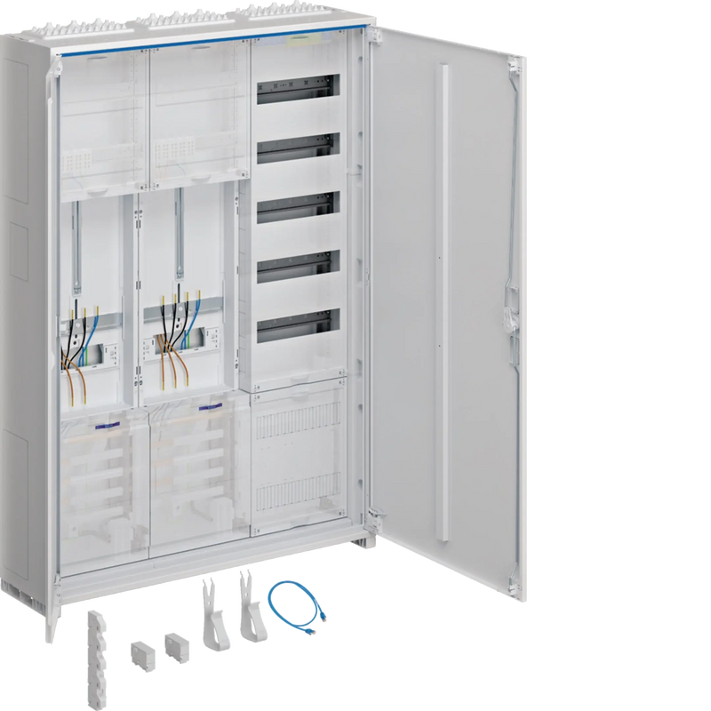 Komplettschrank, univers Z, 2 ZP, 3P., APZ, VT5, H=1100mm, 3-feldig, ESA | Hager