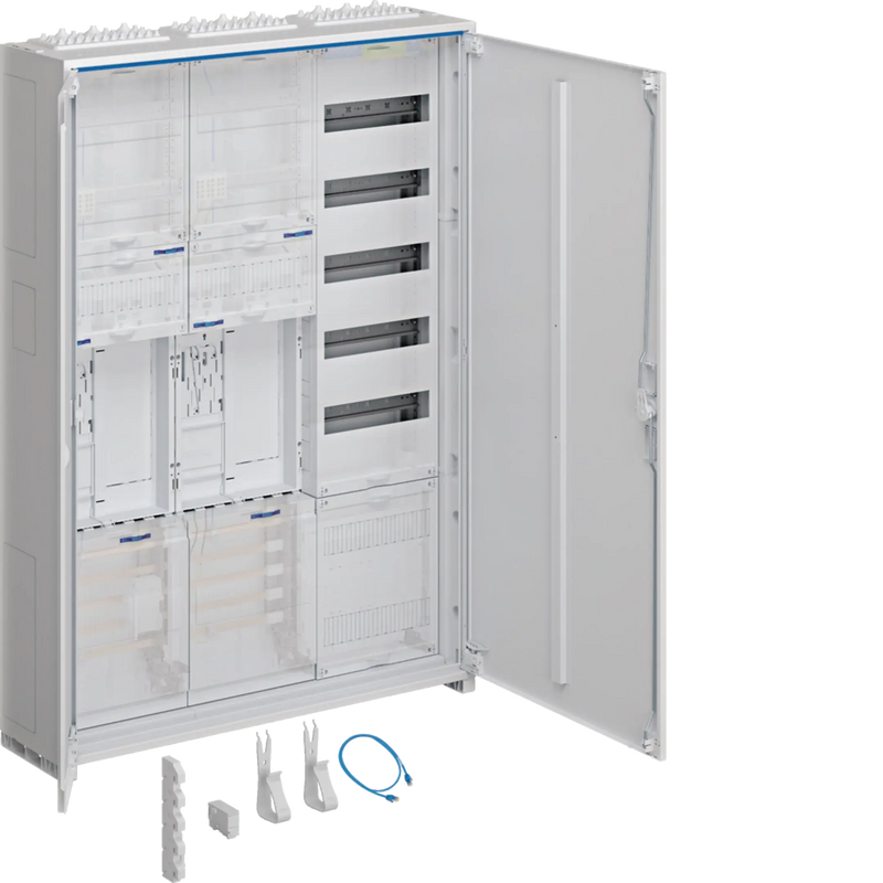 Komplettschrank, univers Z, 2 ZP, BKE-I, APZ, VT5, H=1100mm, 3-feld., ESA | Hager