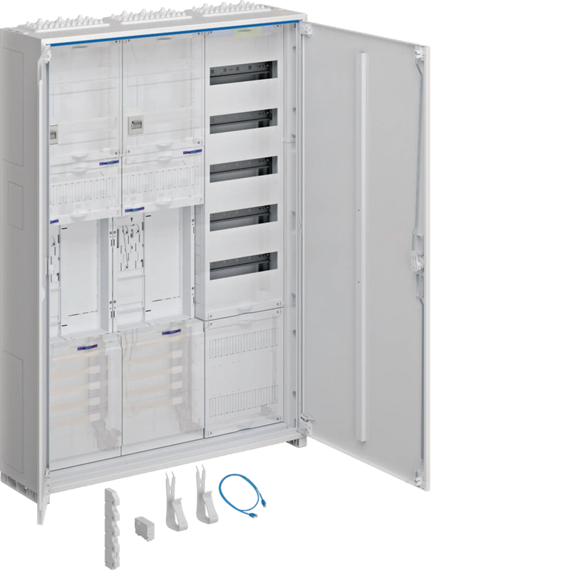 Komplettschrank, univers Z, 2 ZP, BKE-I, APZ, VT5, H=1100mm, 3-feld., ESA | Hager