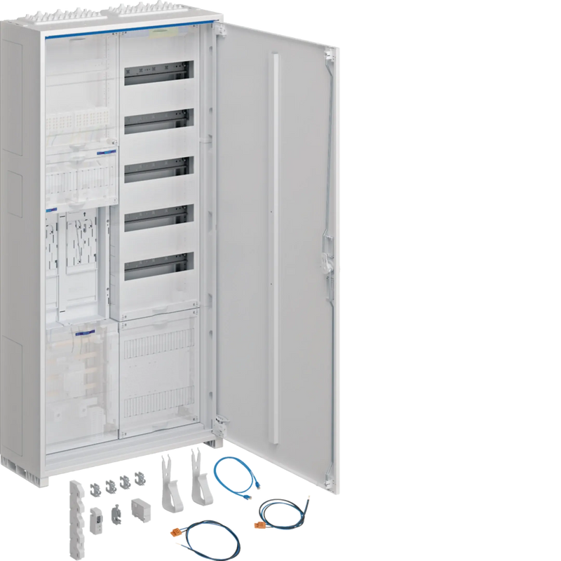 Komplettschrank, univers Z, 2 ZP, BKE-I, OKK, APZ, VT5, H=1100mm, 2-feld, ESA | Hager