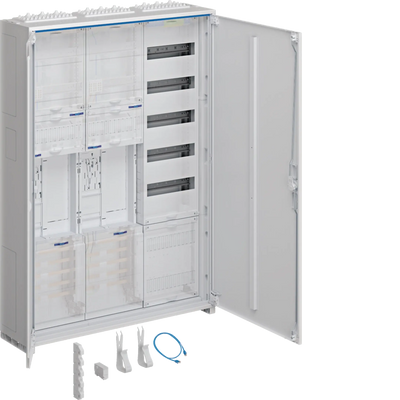 Komplettschrank, univers Z, 2 ZP, BKE-I, OKK, APZ, VT5, H=1100mm, 3-feldig, ESA | Hager