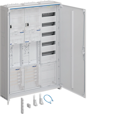 Komplettschrank, univers Z, 2 ZP, BKE-I, OKK, APZ, VT5, H=1100mm, 3-feldig, ESA | Hager