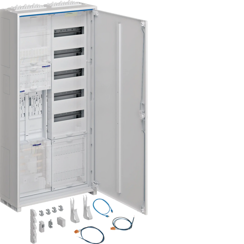 Komplettschrank, univers Z, 2 Zählerplätze, BKE-I, APZ, VT5, H=1100mm, 2-feld. | Hager
