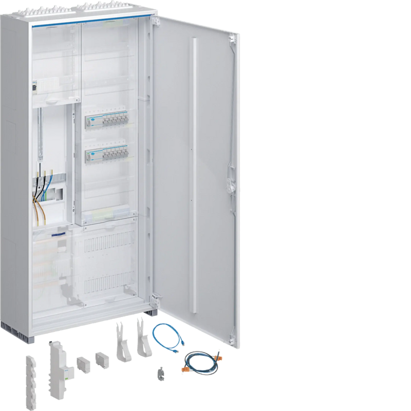 Komplettschrank, universZ, 1 ZP, 3P., APZ, VT5, H=1100mm, 2-feld., ÜSS, ESA, REG | Hager