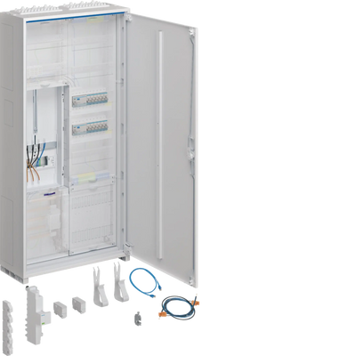 Komplettschrank, universZ, 1 ZP, 3P., APZ, VT5, H=1100mm, 2-feld., ÜSS, ESA, REG | Hager