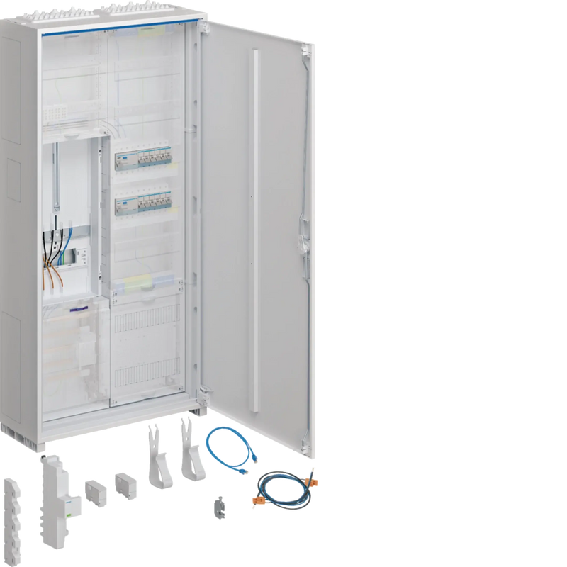 Komplettschrank, universZ, 1 ZP, 3P., APZ, VT5, H=1100mm, 2-feld., ÜSS, ESA, REG | Hager