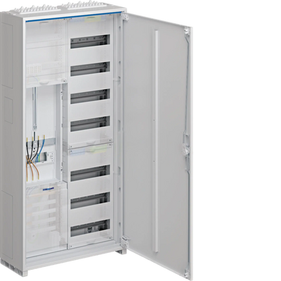 Komplettschrank, universZ, 1100x550x205mm, SKII, IP44, 1ZP/VF-7rh, 2-feld | Hager