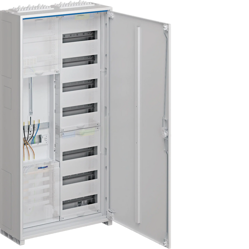 Komplettschrank, universZ, 1100x550x205mm, SKII, IP44, 1ZP/VF-7rh, 2-feld | Hager
