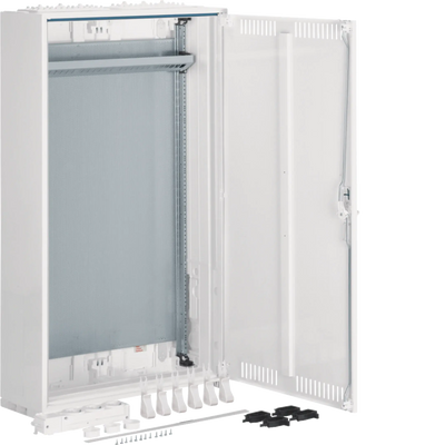 Komplettschrank, universZ, 950x550x205mm, multimedia,SchutzklasseII,IP44,2--feld | Hager