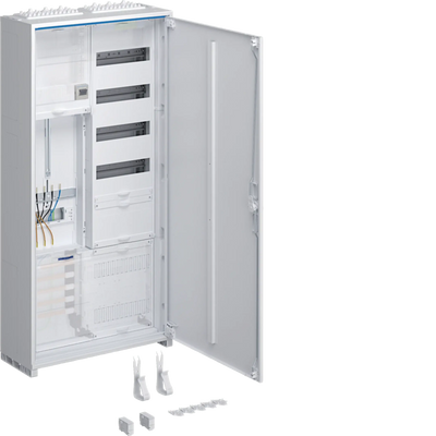 Komplettschrank,univ.Z,1 ZP,3-P.,APZ,zRfZ,VT4,1100x550x205mm,16 mm²,ESA,IP44 | Hager