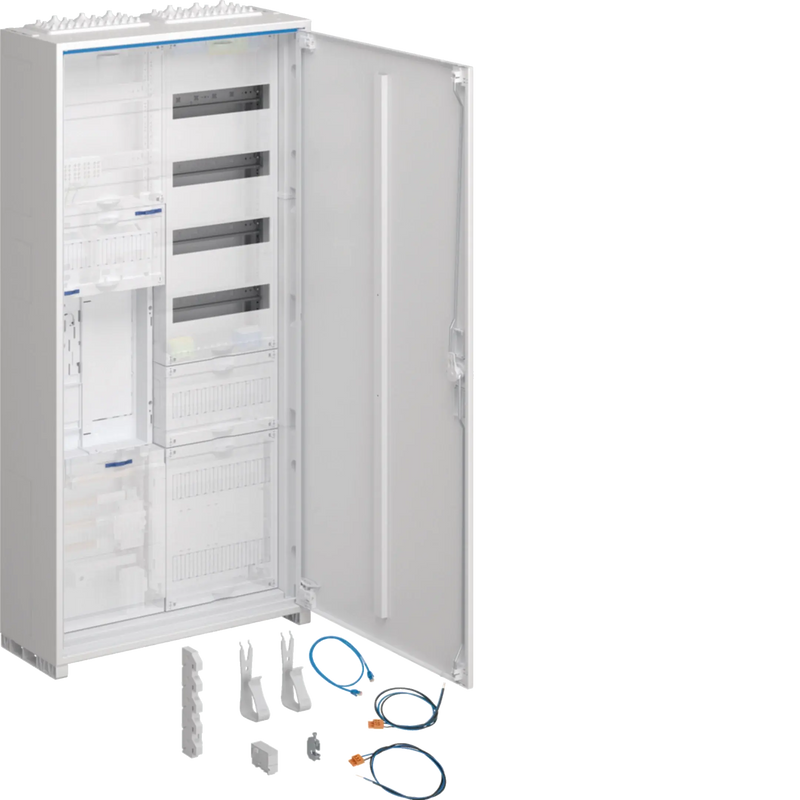 Komplettschrank,univ.Z,1 ZP,BKE-I,APZ,zRfZ,VT4,1100x550x205mm,16 mm²,ESA,IP44 | Hager