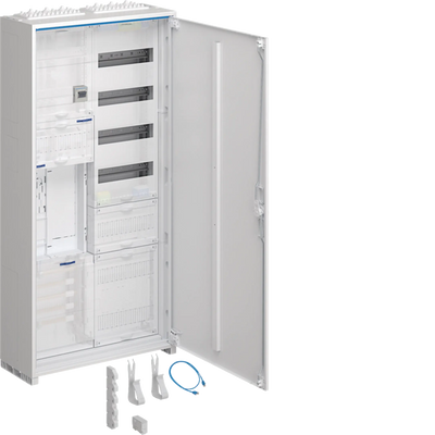 Komplettschrank,univ.Z,1 ZP,BKE-I,APZ,zRfZ,VT4,1100x550x205mm,16 mm²,ESA,IP44 | Hager