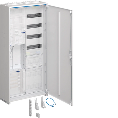 Komplettschrank,univ.Z,1 ZP,BKE-I,APZ,zRfZ,VT4,1100x550x205mm,16 mm²,ESA,IP44 | Hager