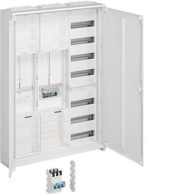 Komplettschrank,universZ,1ZP,SG,VT7,1100x800x205mm,SKII,IP54,2-f.,Ausf. Lux | Hager