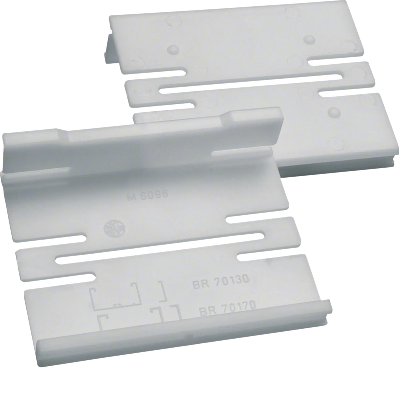 Kupplungs Paar zu Brüstungskanal BR/H 70x130mm aus Polystyrol | Hager