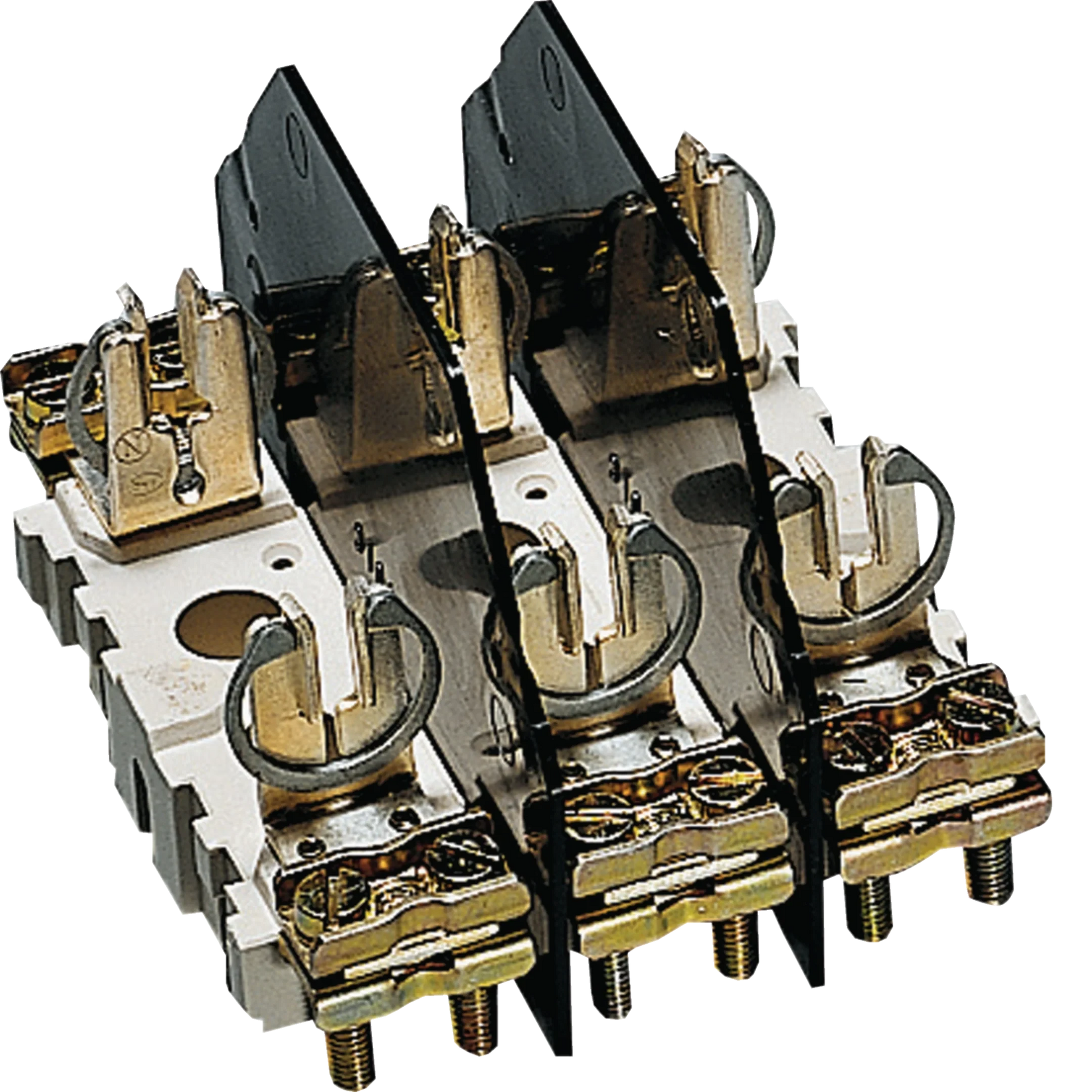 Sicherungsunterteil NH00 3x160A, mit Käfigklemme bis 70mm², für Montageplatte | Hager
