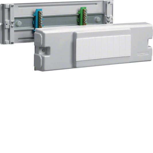 Automateneinbaueinheit 9PLE C-Profil ab 120mm Oberteilbreite lichtgrau | Hager