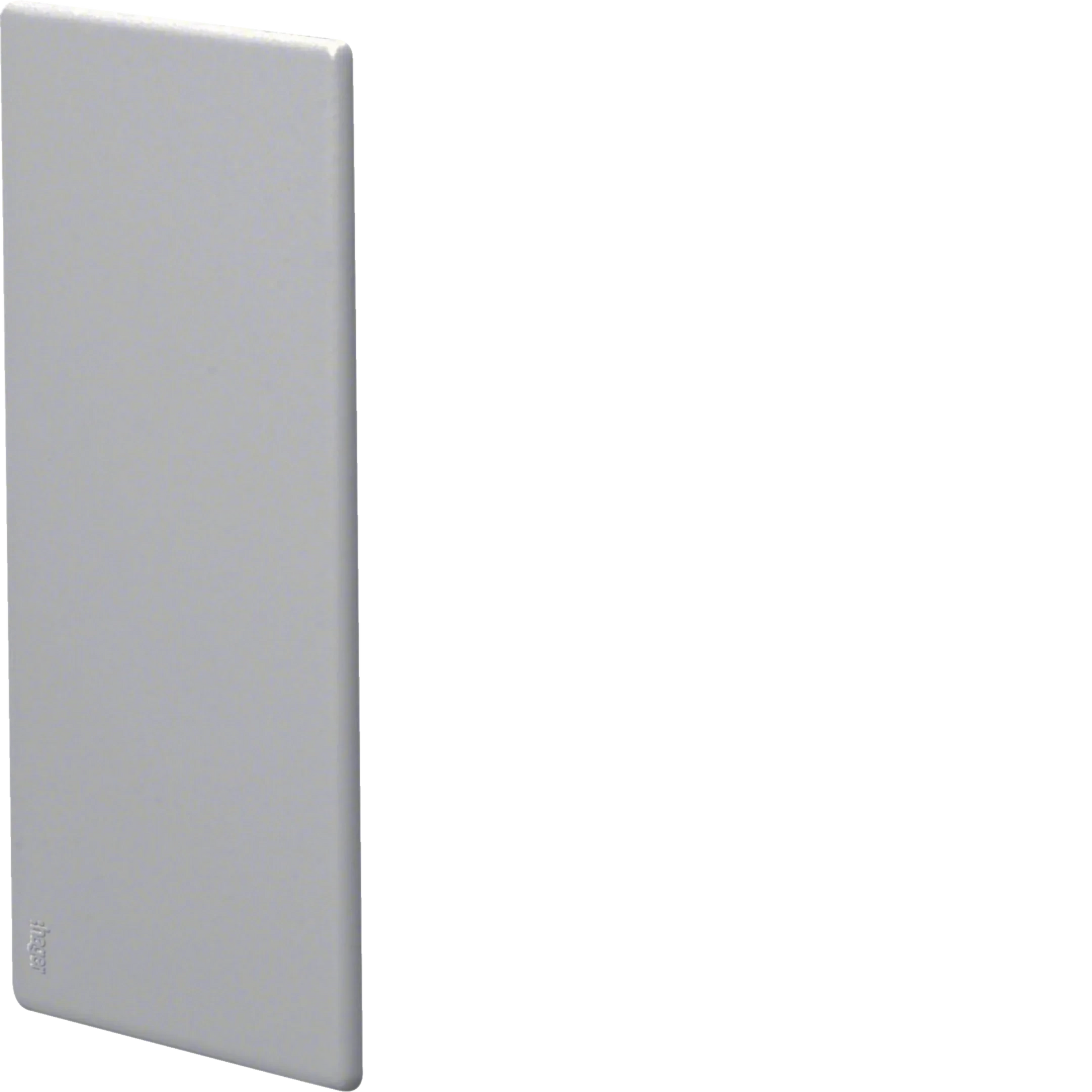Endstück zu BRA 70x130mm aus Zink-Druckguß in steingrau | Hager