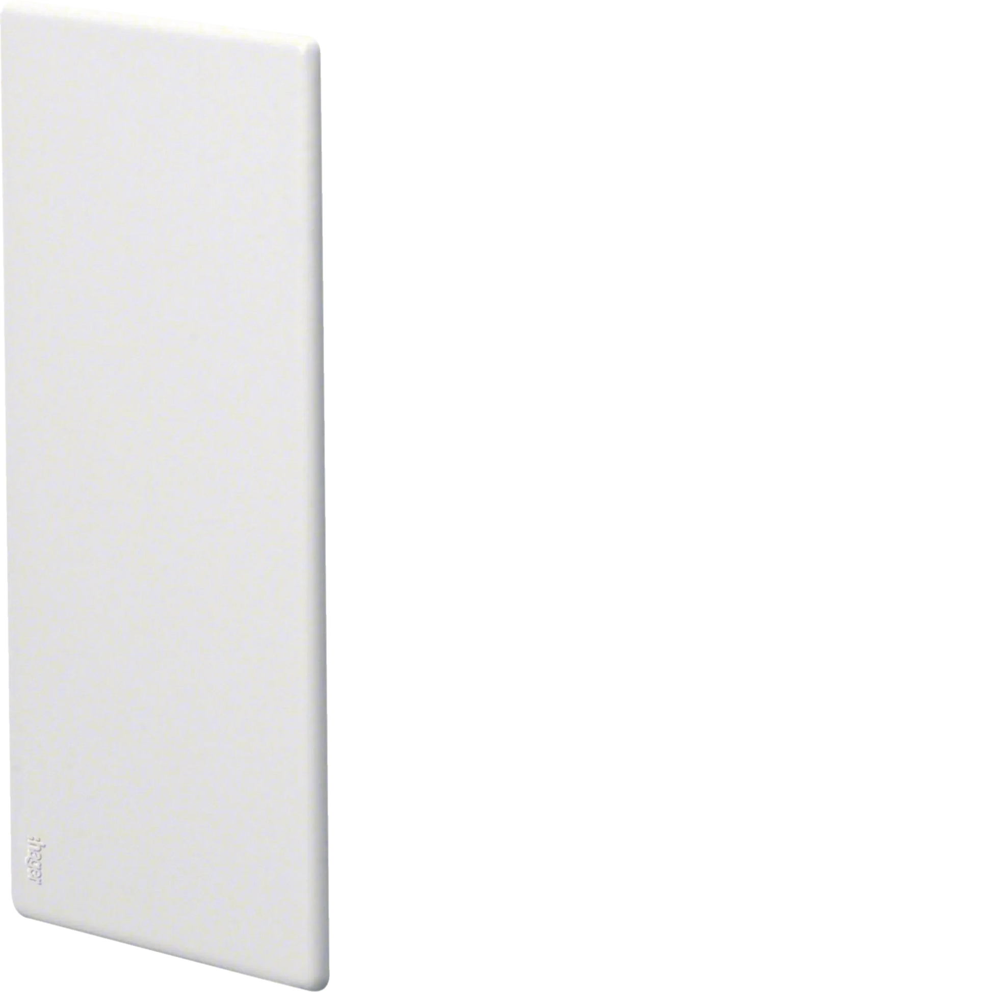 Endstück zu BRA 70x130mm aus Zink-Druckguß in reinweiß | Hager