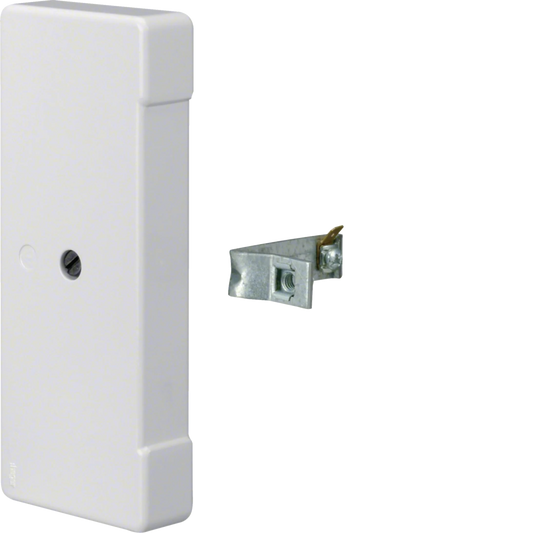 Endstück IP54 schnittkaschierend zu BRA 70x170mm aus Zink-Druckguß in reinweiß | Hager