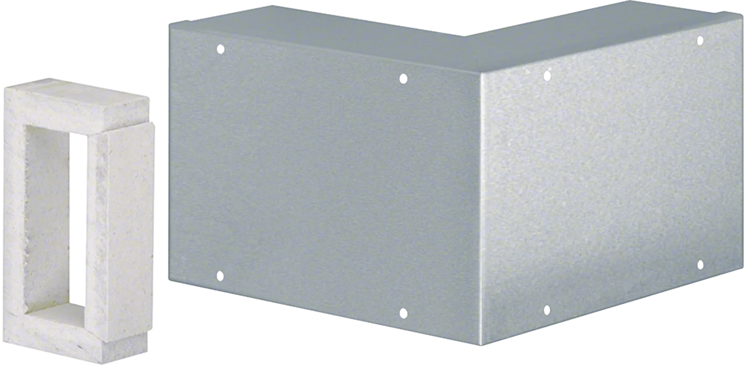Außeneck zu Brandschutzkanal FWK 30 Rauchdichtheit I90 50x110mm verzinkt | Hager
