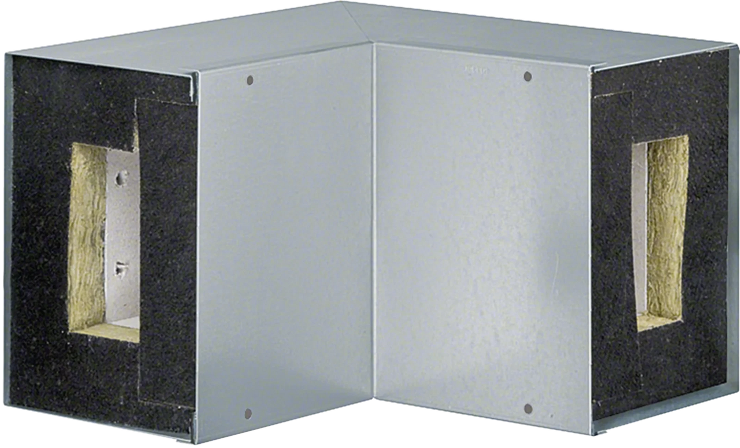 Inneneck zu Brandschutzkanal FWK 90 Funktionserhalt E60/E30 50x110mm verzinkt | Hager