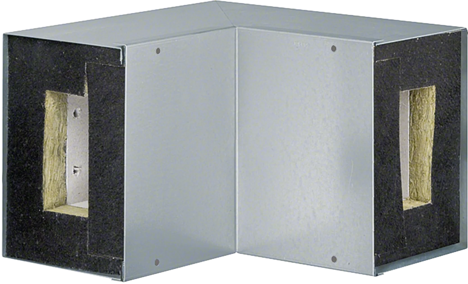 Inneneck zu Brandschutzkanal FWK 90 Funktionserhalt E60/E30 50x110mm verzinkt | Hager