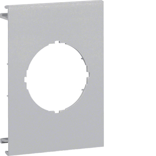Blende 1-fach d=45mm für UP-Einsatz ohne Rahmen PVC BR Oberteil 100mm lichtgrau | Hager