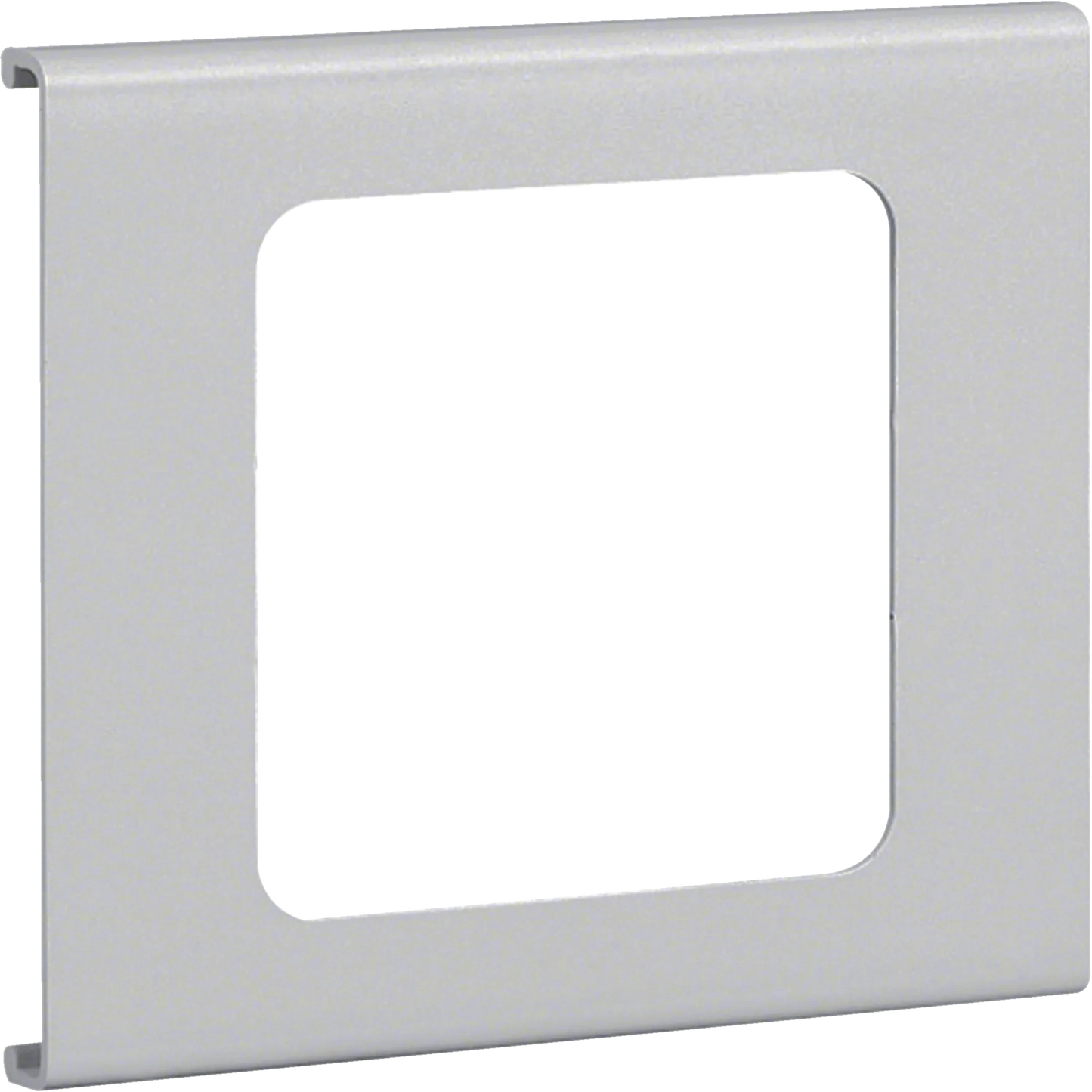 Blende 1-fach R7 für UP-Einsatz mit Rahmen PVC zu FB Oberteil 110mm lichtgrau | Hager