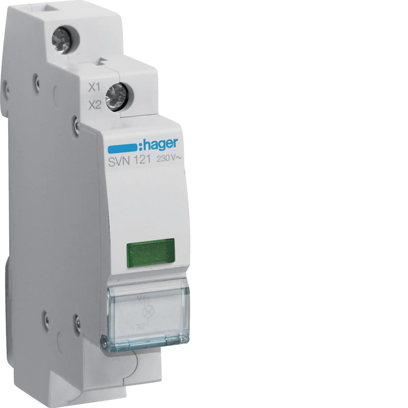 LED Leuchtmelder grün 230V AC 1PLE | Hager