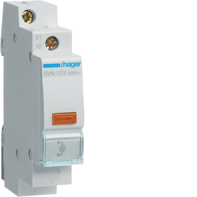 LED Leuchtmelder orange 230V AC 1PLE | Hager