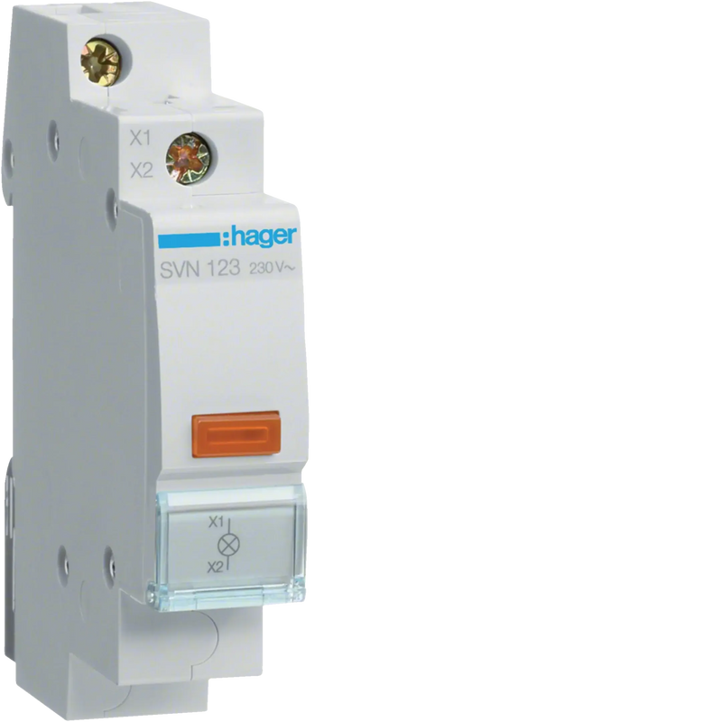 LED Leuchtmelder orange 230V AC 1PLE | Hager