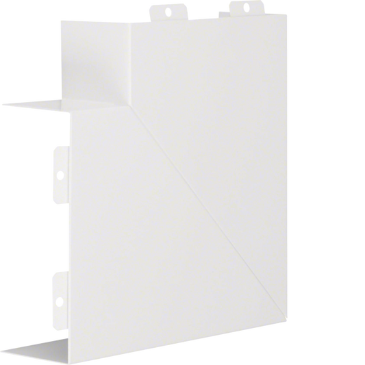 Flachwinkel schnittkaschierend aus Stahlblech zu LFS 60x150mm verkehrsweiß
