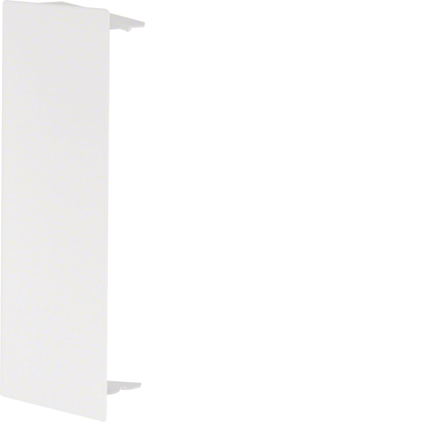 Endstück aus Stahlblech zu Leitungsführungskanal LFS 60x150mm verkehrsweiß