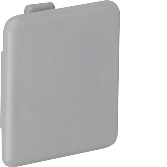 Endstück aus PVC zu Verdrahtungskanal LKG 37x37mm steingrau