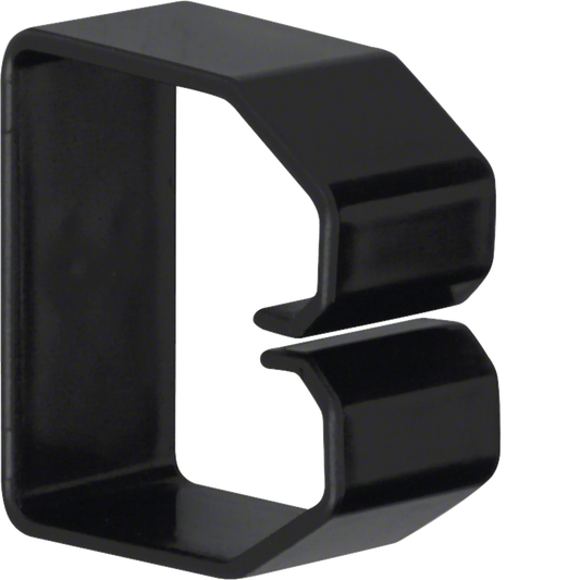 Klammer aus PVC zu Verdrahtungskanal LKG 50x50mm schwarz