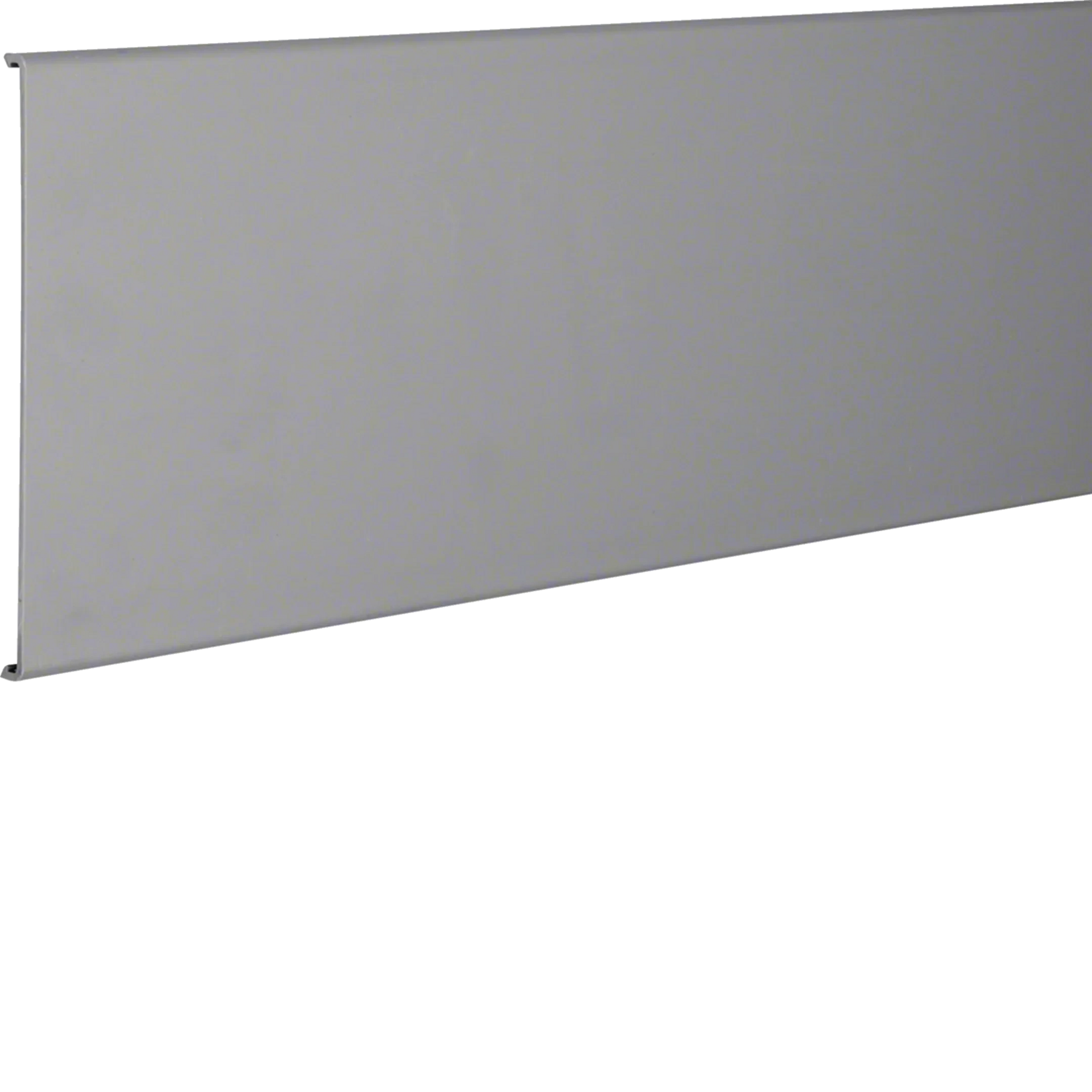 Verdrahtungskanal-Oberteil aus PVC zu LKG Breite 140mm steingrau | Hager
