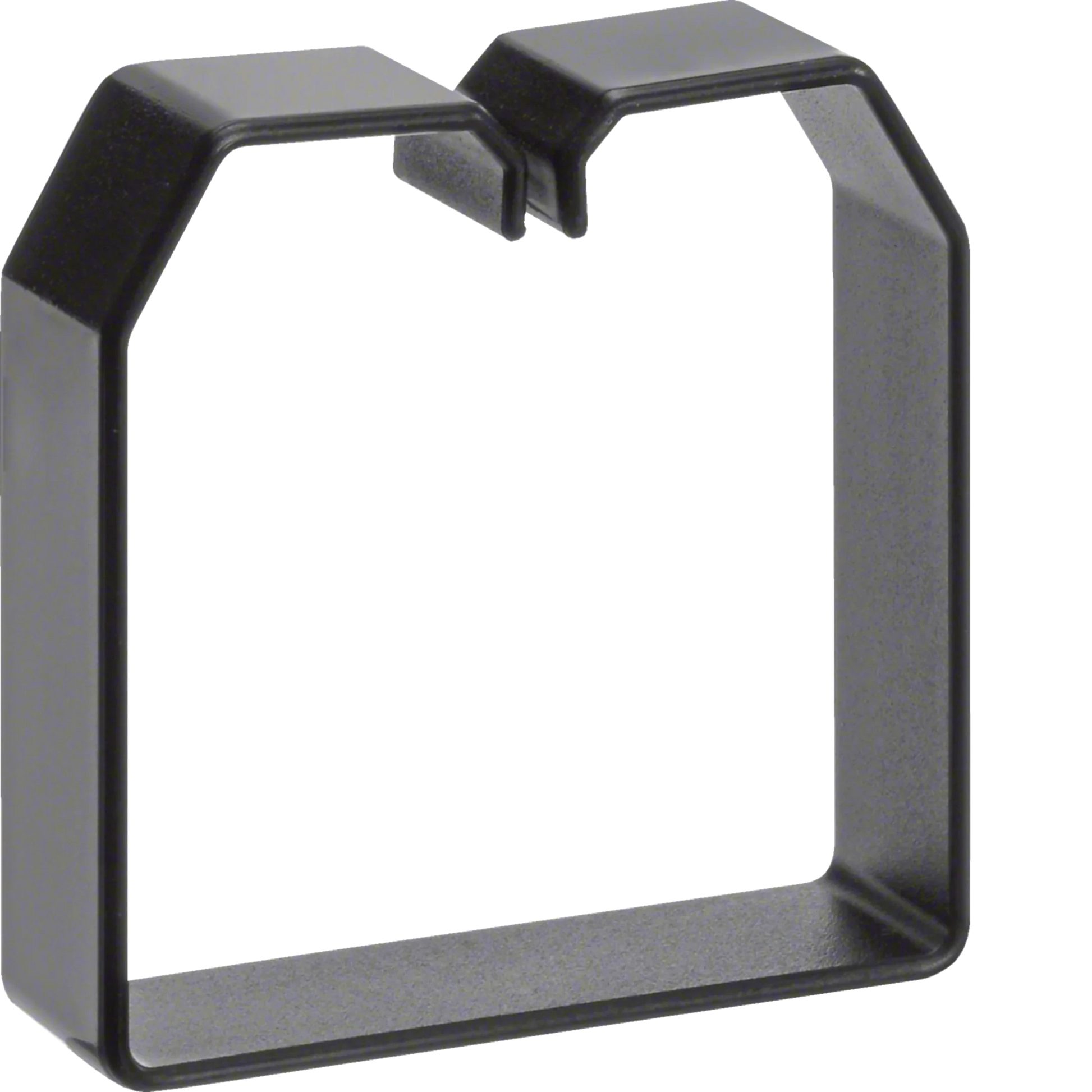 Klammer aus PVC zu Verdrahtungskanal LKG 75x75mm steingrau | Hager