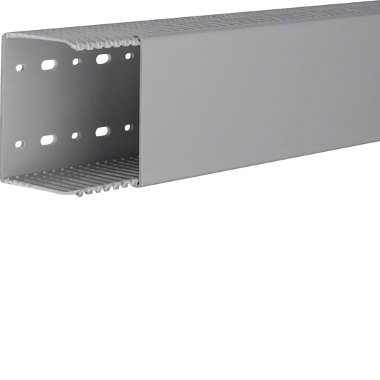 Verdrahtungskanal aus PVC LKG 75x100mm steingrau | Hager