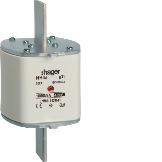 NH-Sicherungseinsatz NH4a gTr 400V 1443A Mittenmelder Lasche spannungsführend | Hager