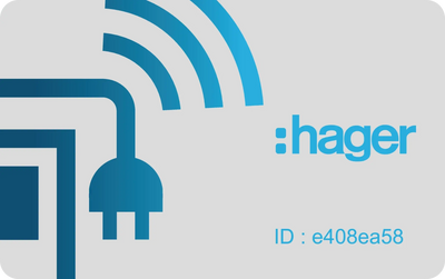 Ladest. Zubehör Set 20 RFID Karten für witty flow | Hager
