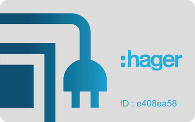 Ladest. Zubehör Set 3 RFID Karten für Administrator | Hager