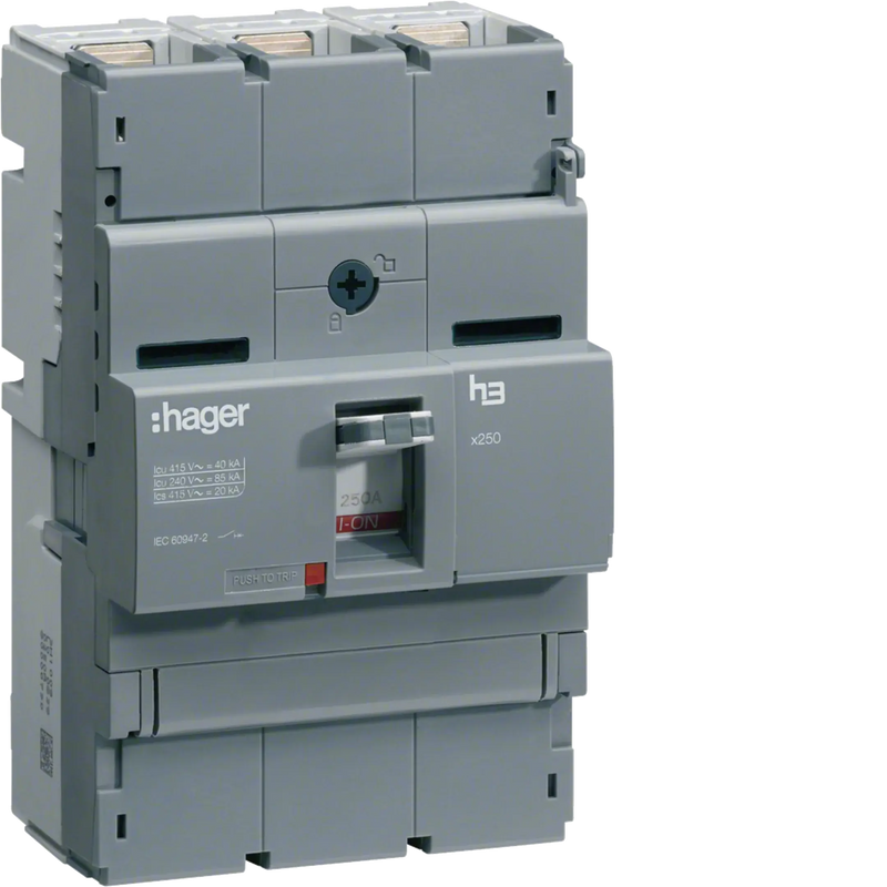 Lasttrennschalter Baugröße x250 3polig 250A | Hager