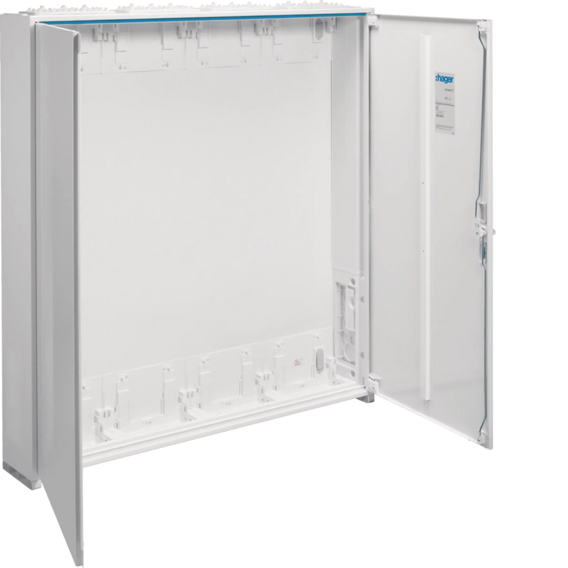 Leerschrank, universZ, 1100x1050x160mm, SchutzklasseII, IP44, 336 Platzeinheiten | Hager