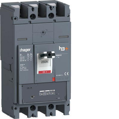 Leistungsschalter h3+ P630 LSnI 3x250A 70kA | Hager