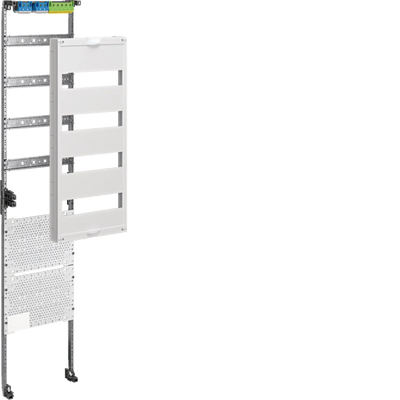 Mediafeld, univers, FW, für Feldv. UP 8-reihig, 4x12Mod+4xMedia, 1200x250mm,QC | Hager