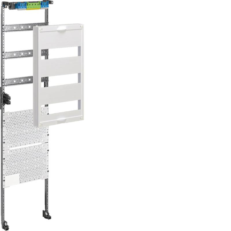 Mediafeld, univers, FW, für Feldv.UP 7-reihig, 3x12Mod+4xMedia, 1050x250mm,QC | Hager